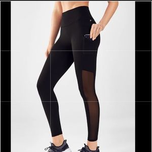 Fabletics On-The-Go High-Waisted Mesh Leggings